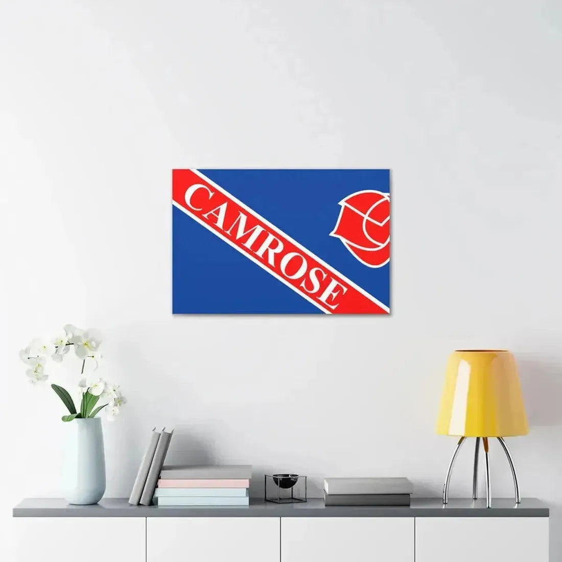 Flag of Camrose Alberta Canada - Canvas Wall Art - The Sticker Space