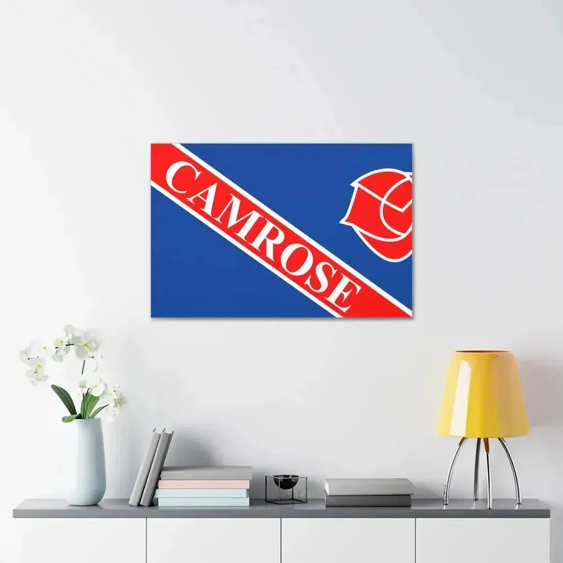 Flag of Camrose Alberta Canada - Canvas Wall Art - The Sticker Space