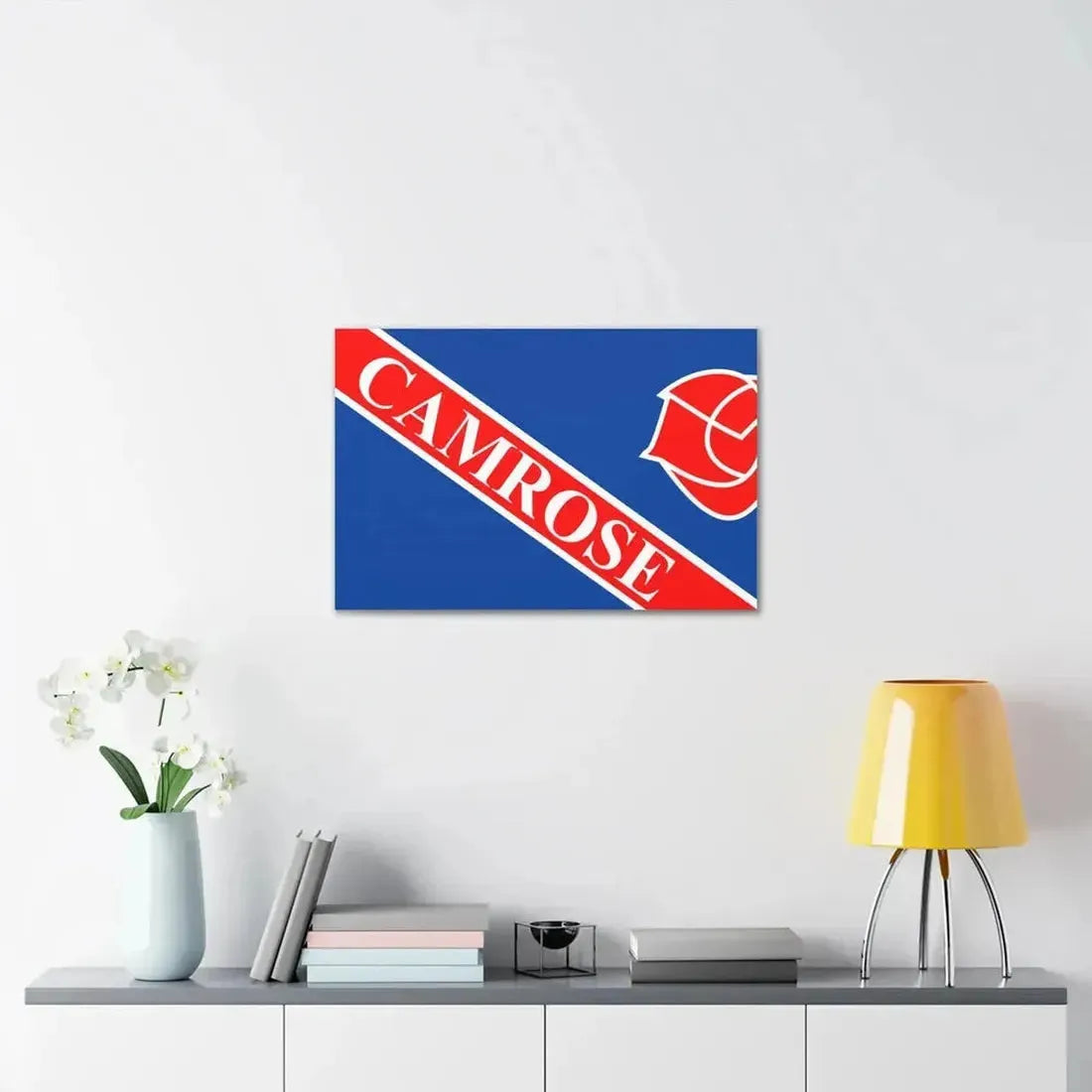 Flag of Camrose Alberta Canada - Canvas Wall Art - The Sticker Space