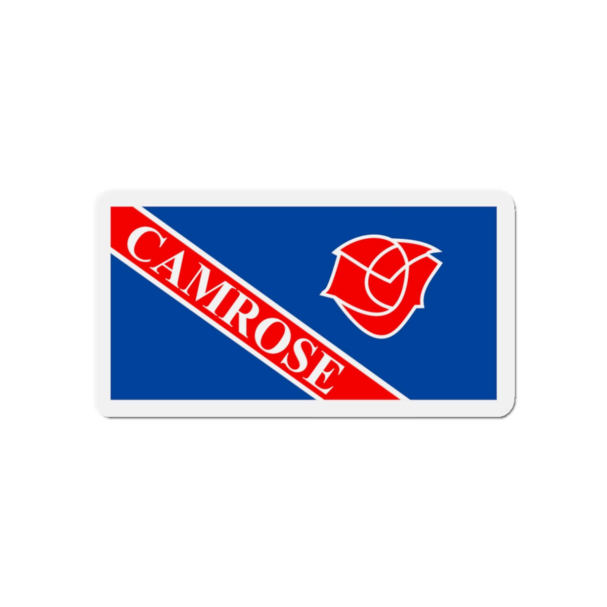 Flag of Camrose Alberta Canada - Die-Cut Magnet-5" x 5"-The Sticker Space