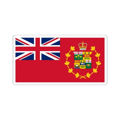 Flag of Canada 1870 (Canada) STICKER Vinyl Kiss-Cut Decal 4 Inch White - The Sticker Space