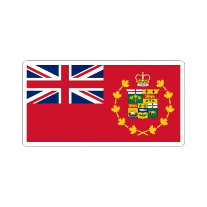 Flag of Canada 1870 (Canada) STICKER Vinyl Kiss-Cut Decal 6 Inch White - The Sticker Space