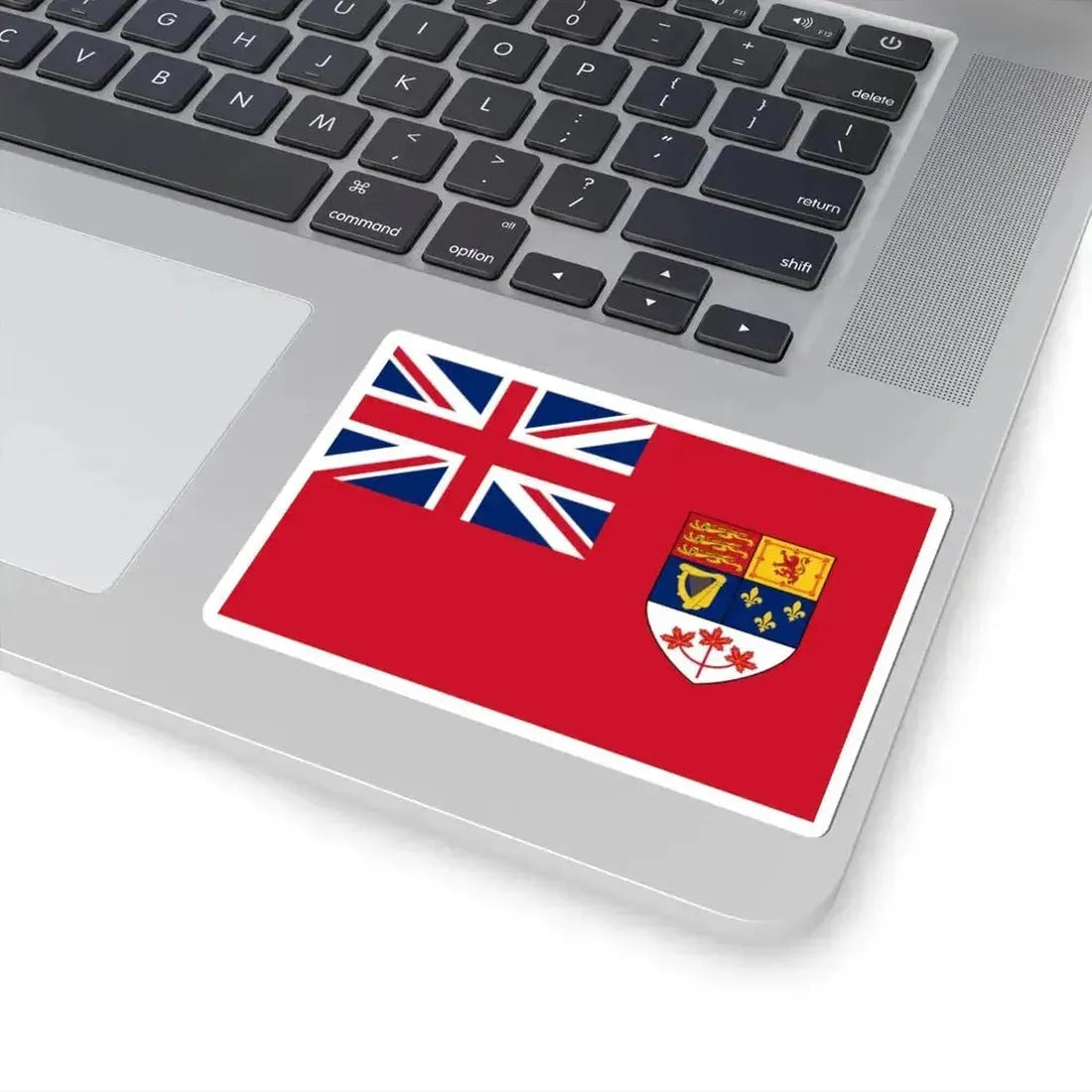 Flag of Canada 1957-1965 2-3 (Canada) STICKER Vinyl Kiss-Cut Decal - The Sticker Space