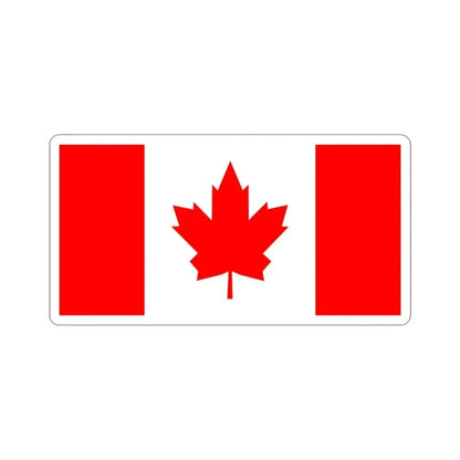 Flag of Canada 1964 (Canada) STICKER Vinyl Kiss-Cut Decal 6 Inch White - The Sticker Space