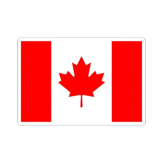 Flag of Canada 3-2 (Canada) STICKER Vinyl Kiss-Cut Decal 2 Inch White - The Sticker Space