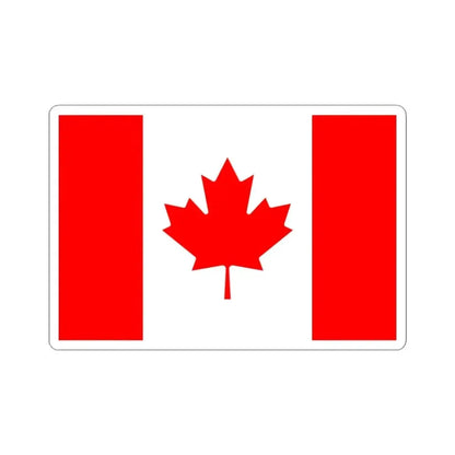 Flag of Canada 3-2 (Canada) STICKER Vinyl Kiss-Cut Decal 3 Inch White - The Sticker Space