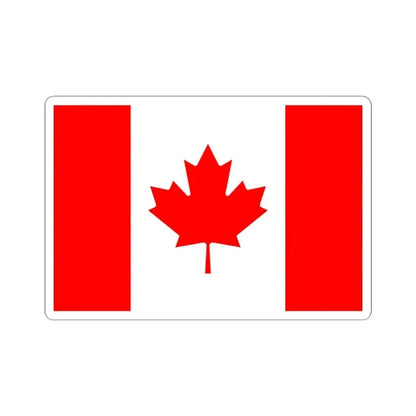 Flag of Canada 3-2 (Canada) STICKER Vinyl Kiss-Cut Decal 4 Inch White - The Sticker Space