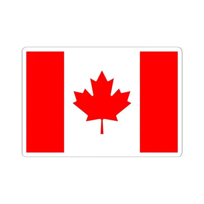 Flag of Canada 3-2 (Canada) STICKER Vinyl Kiss-Cut Decal 6 Inch White - The Sticker Space