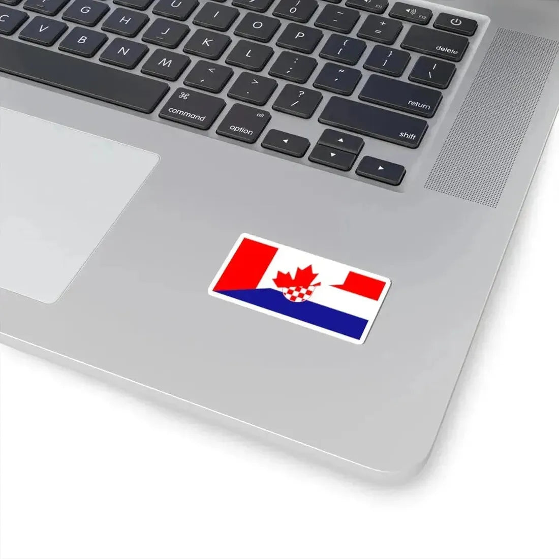 Flag of Canada and Croatia (Canada) STICKER Vinyl Kiss-Cut Decal - The Sticker Space
