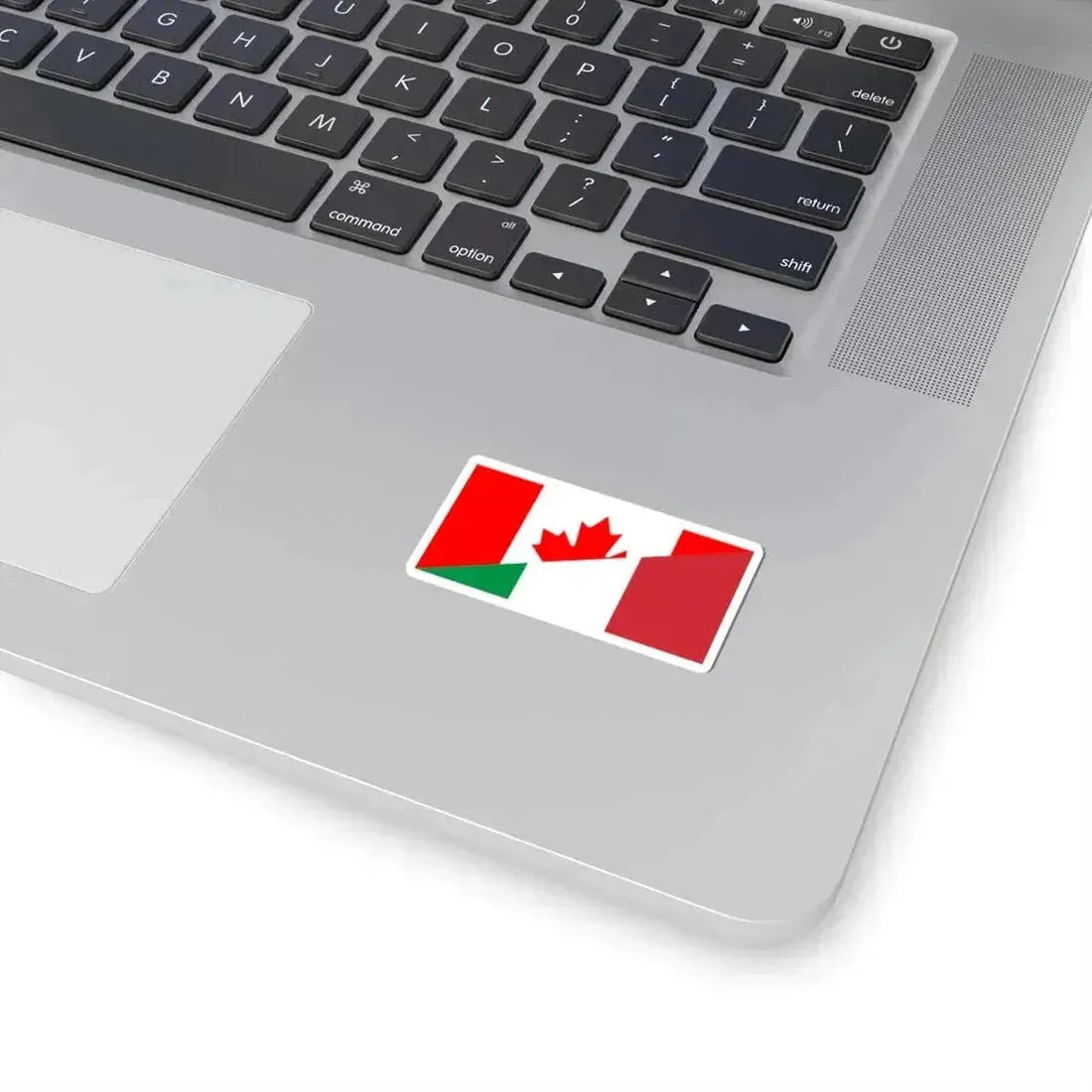 Flag of Canada and Italy (Canada) STICKER Vinyl Kiss-Cut Decal - The Sticker Space