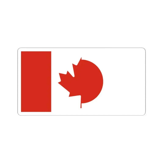 Flag of Canada and Japan (Canada) STICKER Vinyl Kiss-Cut Decal 2 Inch White - The Sticker Space