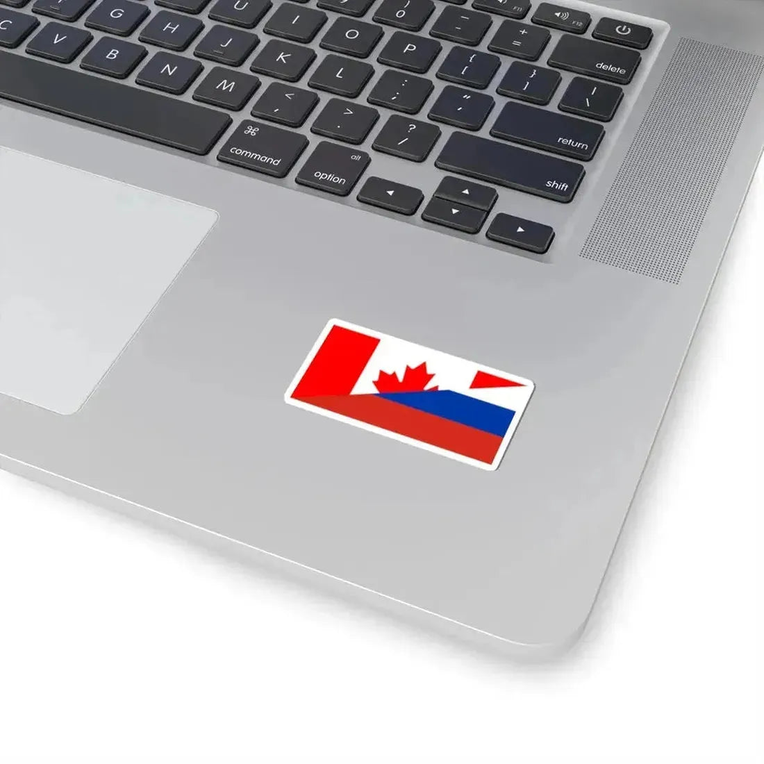 Flag of Canada and Russia (Canada) STICKER Vinyl Kiss-Cut Decal - The Sticker Space