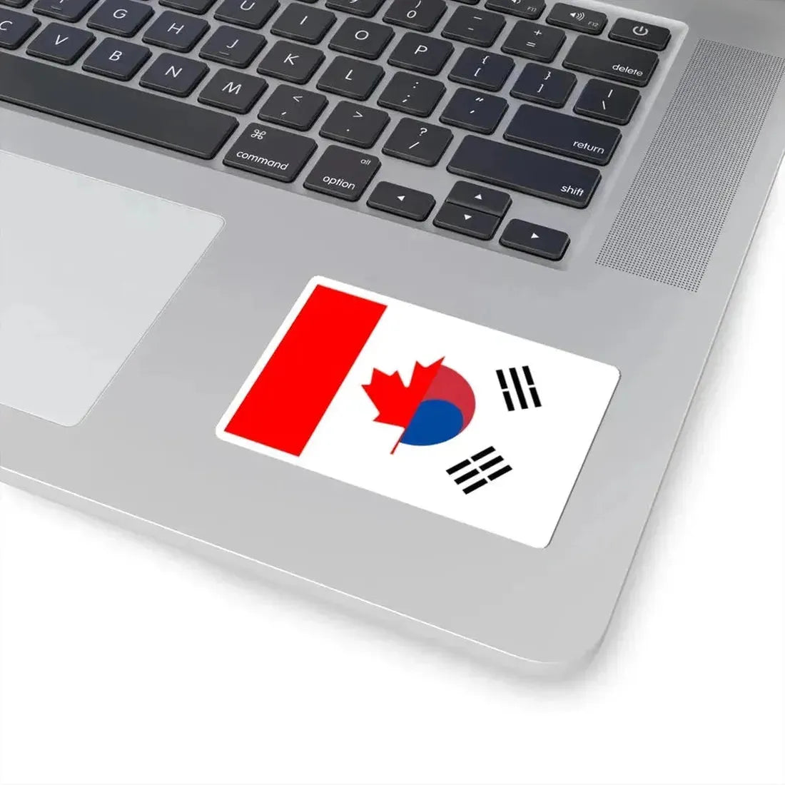 Flag of Canada and South Korea (Canada) STICKER Vinyl Kiss-Cut Decal - The Sticker Space