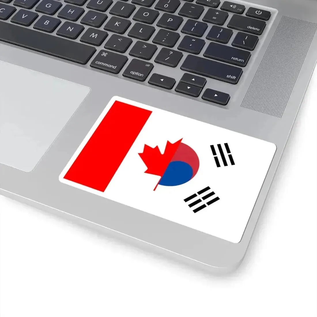 Flag of Canada and South Korea (Canada) STICKER Vinyl Kiss-Cut Decal - The Sticker Space