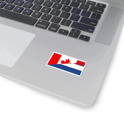 Flag of Canada and the Netherlands (Canada) STICKER Vinyl Kiss-Cut Decal - The Sticker Space