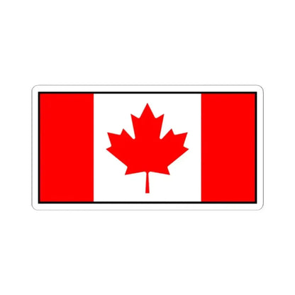 Flag of Canada bordered (Canada) STICKER Vinyl Kiss-Cut Decal 2 Inch White - The Sticker Space