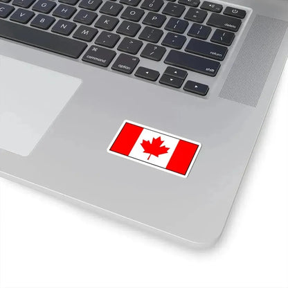 Flag of Canada bordered (Canada) STICKER Vinyl Kiss-Cut Decal - The Sticker Space