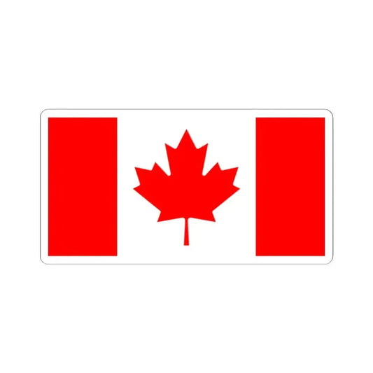 Flag of Canada (Canada) STICKER Vinyl Kiss-Cut Decal 2 Inch White - The Sticker Space
