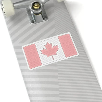 Flag of Canada construction sheet (Canada) STICKER Vinyl Kiss-Cut Decal - The Sticker Space