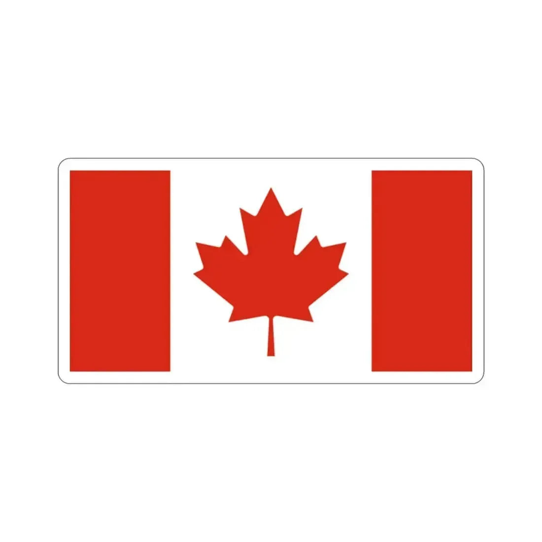Flag of Canada STICKER Vinyl Die-Cut Decal 2 Inch - The Sticker Space