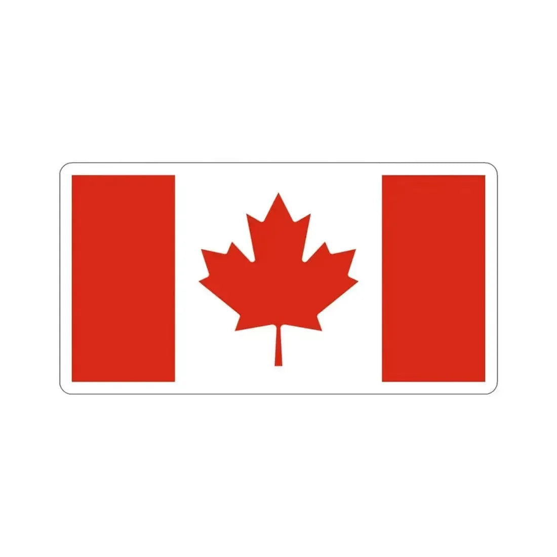 Flag of Canada STICKER Vinyl Die-Cut Decal 3 Inch - The Sticker Space