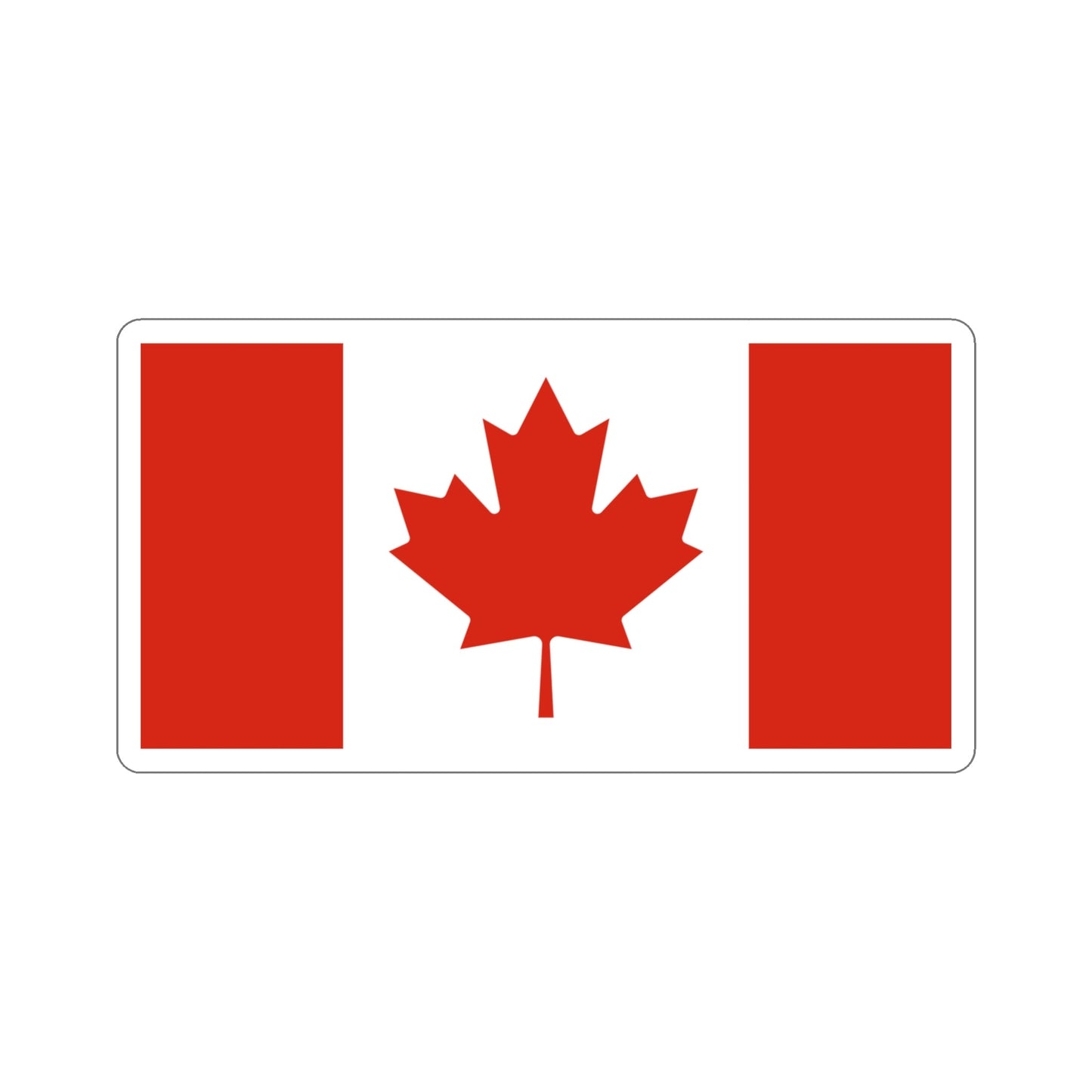 Flag of Canada STICKER Vinyl Die-Cut Decal-4 Inch-The Sticker Space