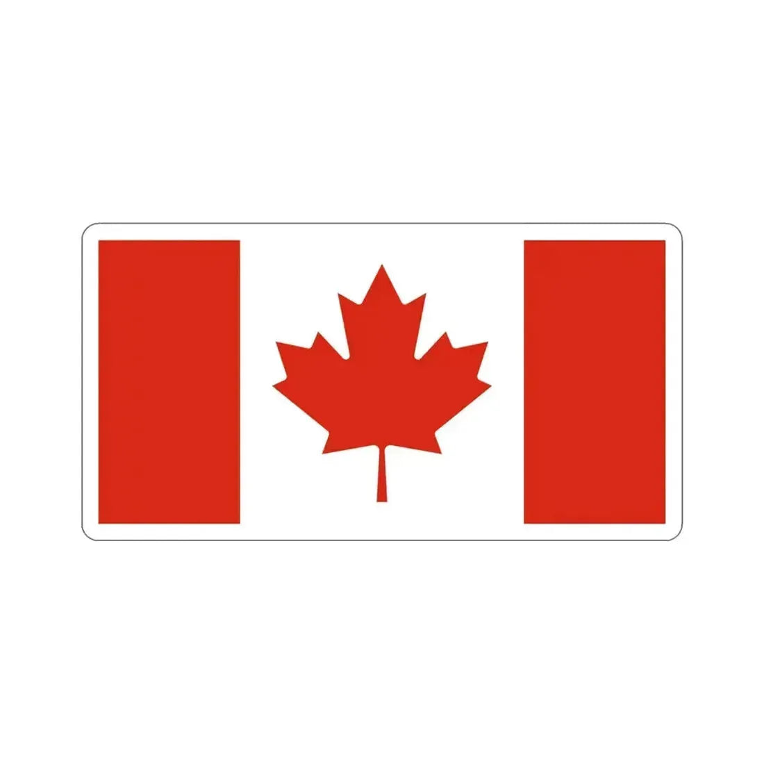 Flag of Canada STICKER Vinyl Die-Cut Decal 4 Inch - The Sticker Space