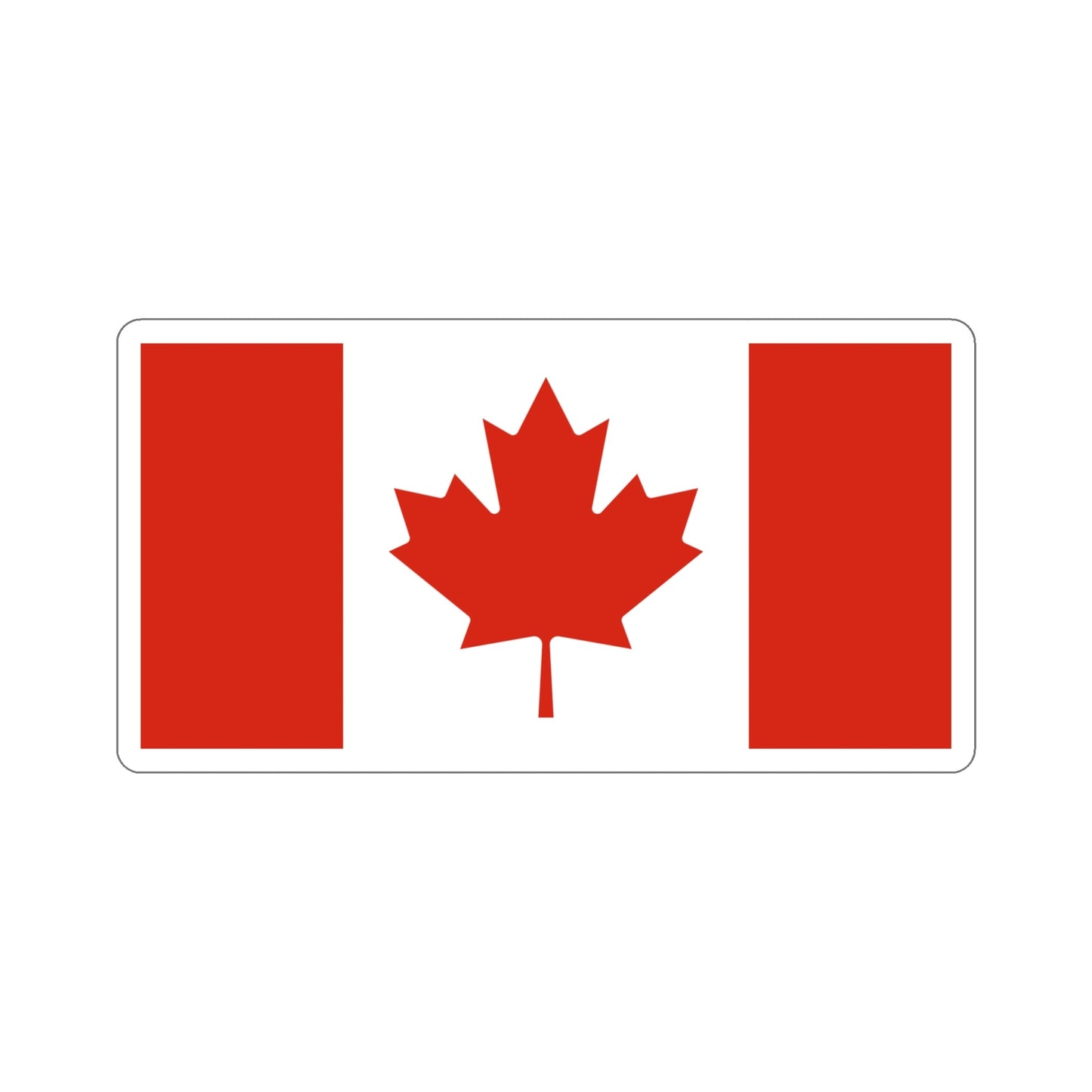 Flag of Canada STICKER Vinyl Die-Cut Decal-5 Inch-The Sticker Space