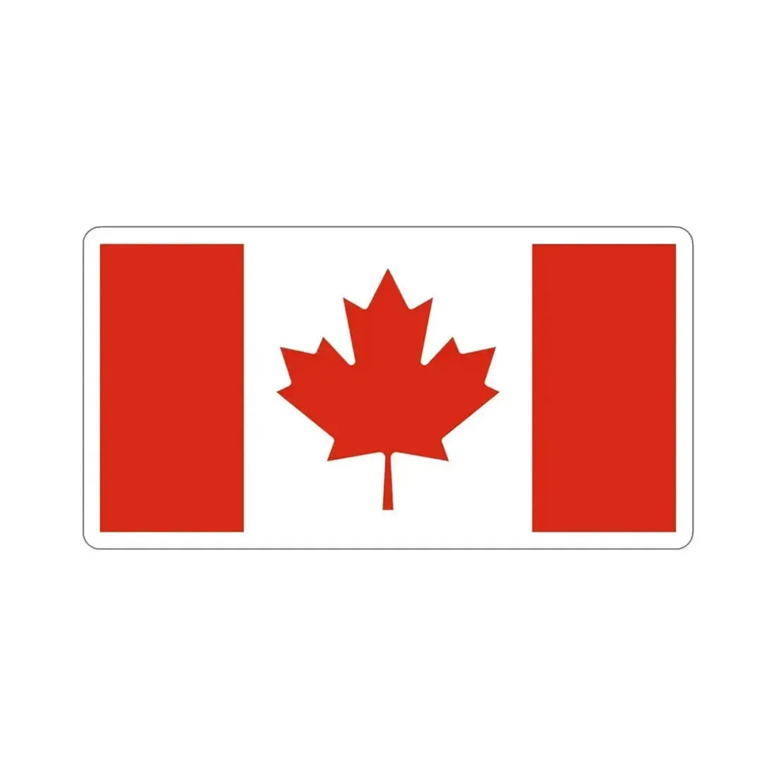 Flag of Canada STICKER Vinyl Die-Cut Decal 5 Inch - The Sticker Space