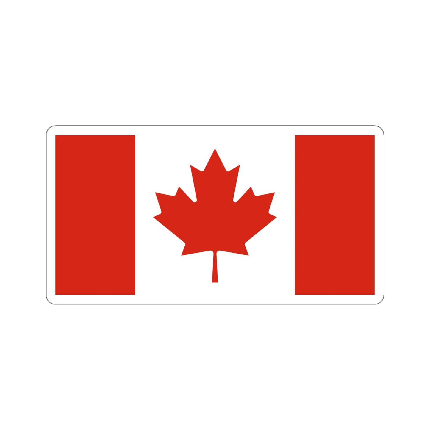 Flag of Canada STICKER Vinyl Die-Cut Decal-6 Inch-The Sticker Space