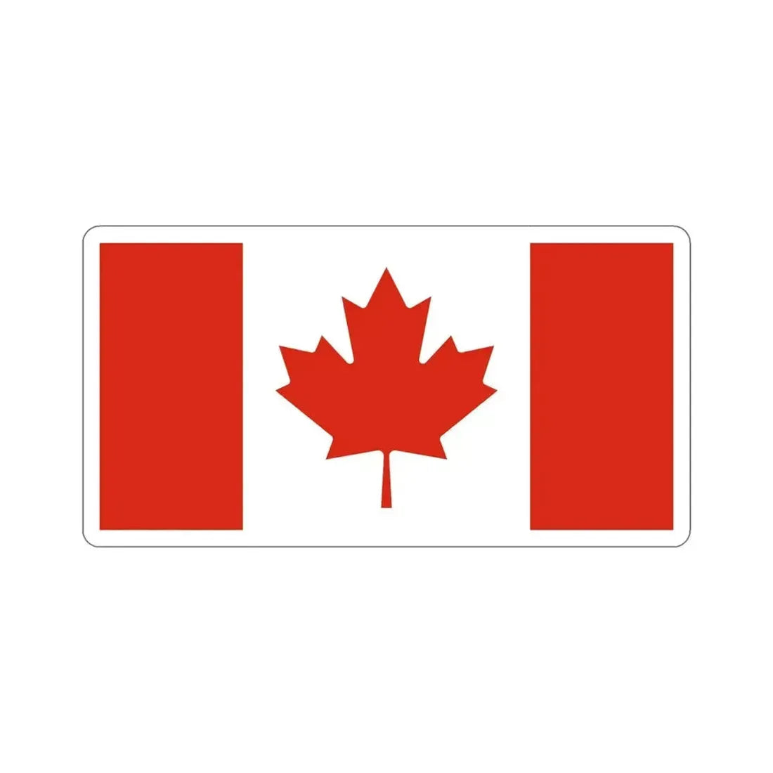 Flag of Canada STICKER Vinyl Die-Cut Decal - The Sticker Space