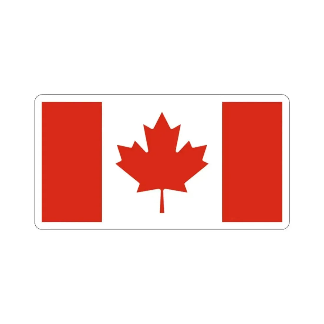 Flag of Canada STICKER Vinyl Die-Cut Decal - The Sticker Space