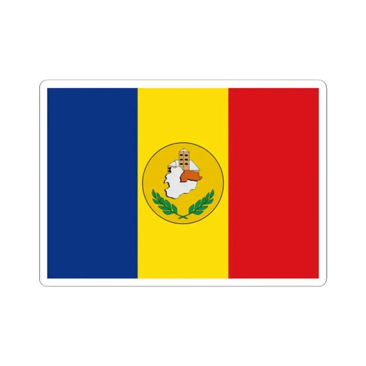 Flag of Canillo (Andorra) STICKER Vinyl Kiss-Cut Decal 2 Inch White - The Sticker Space