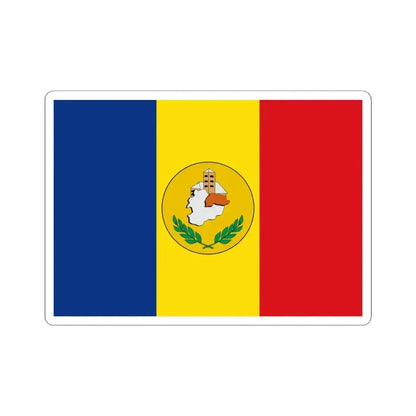 Flag of Canillo (Andorra) STICKER Vinyl Kiss-Cut Decal 4 Inch White - The Sticker Space