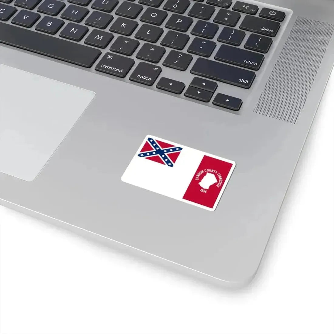 Flag of Cannon County Tennessee (United States) STICKER Vinyl Kiss-Cut Decal - The Sticker Space