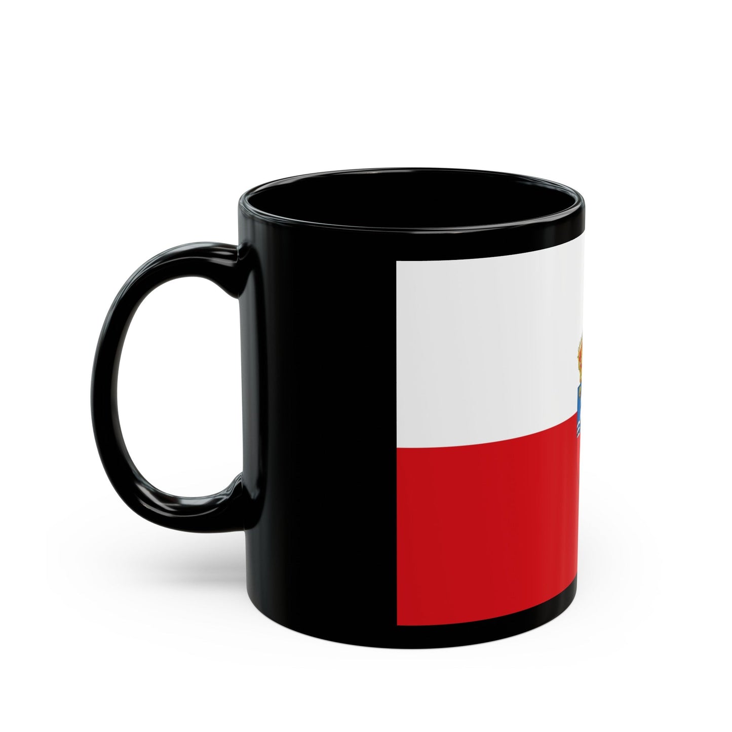 Flag of Cantabria Spain - Black Coffee Mug-The Sticker Space