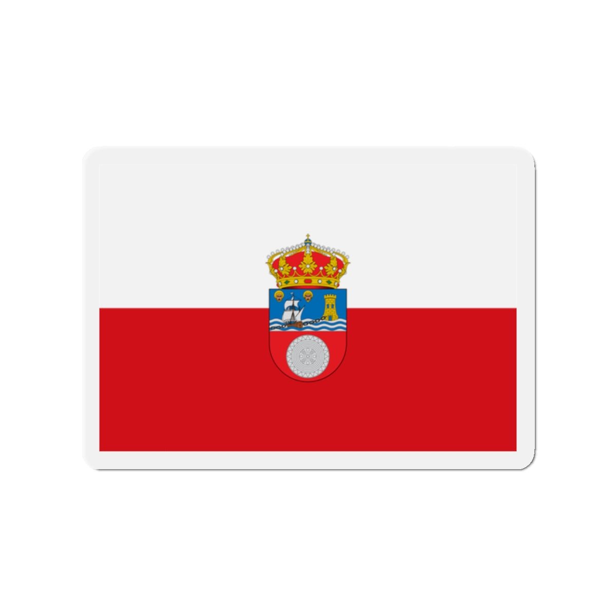 Flag of Cantabria Spain - Die-Cut Magnet-2" x 2"-The Sticker Space