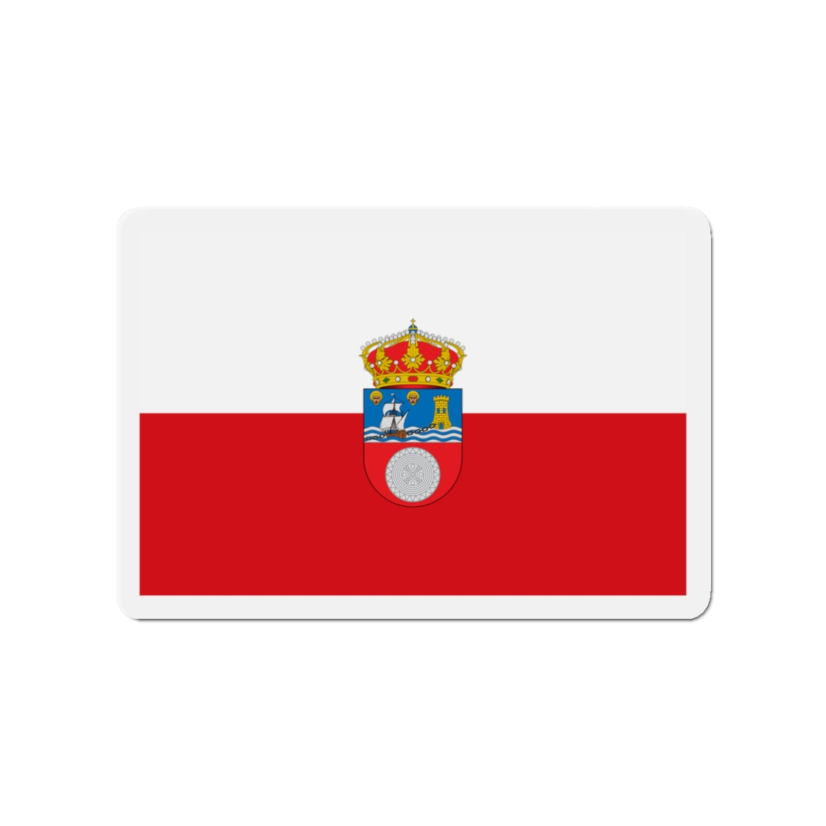 Flag of Cantabria Spain - Die-Cut Magnet-3" x 3"-The Sticker Space