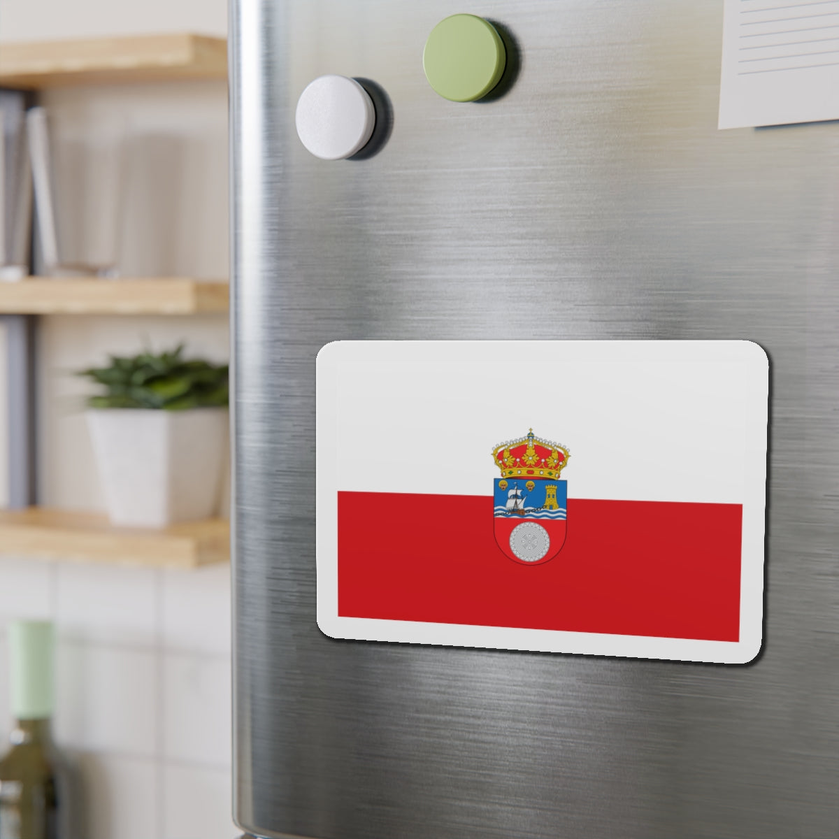 Flag of Cantabria Spain - Die-Cut Magnet-The Sticker Space