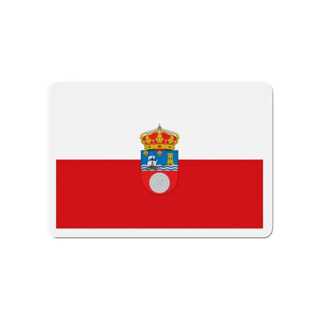 Flag of Cantabria Spain - Refrigerator Magnet - The Sticker Space