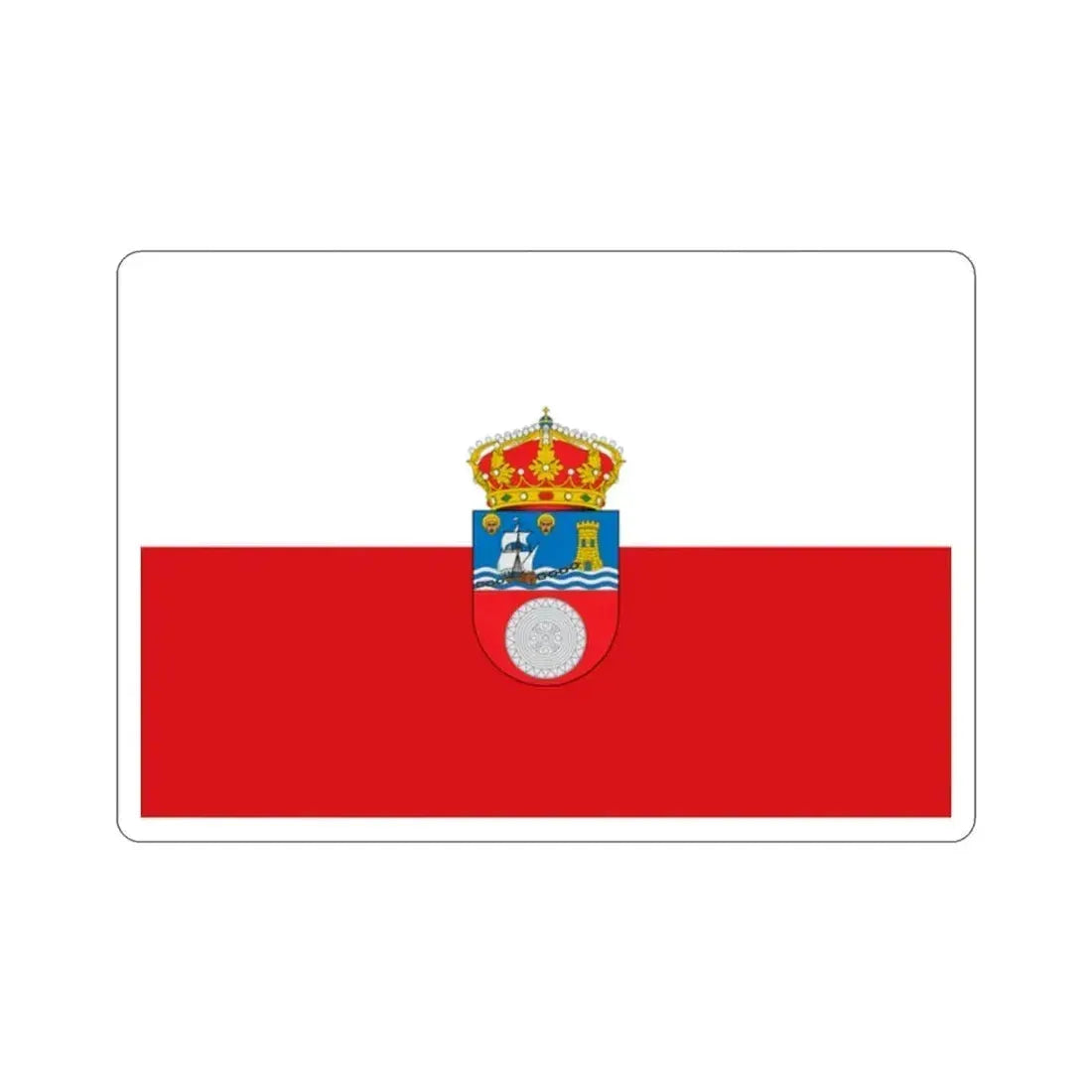 Flag of Cantabria Spain STICKER Vinyl Die-Cut Decal 2 Inch - The Sticker Space