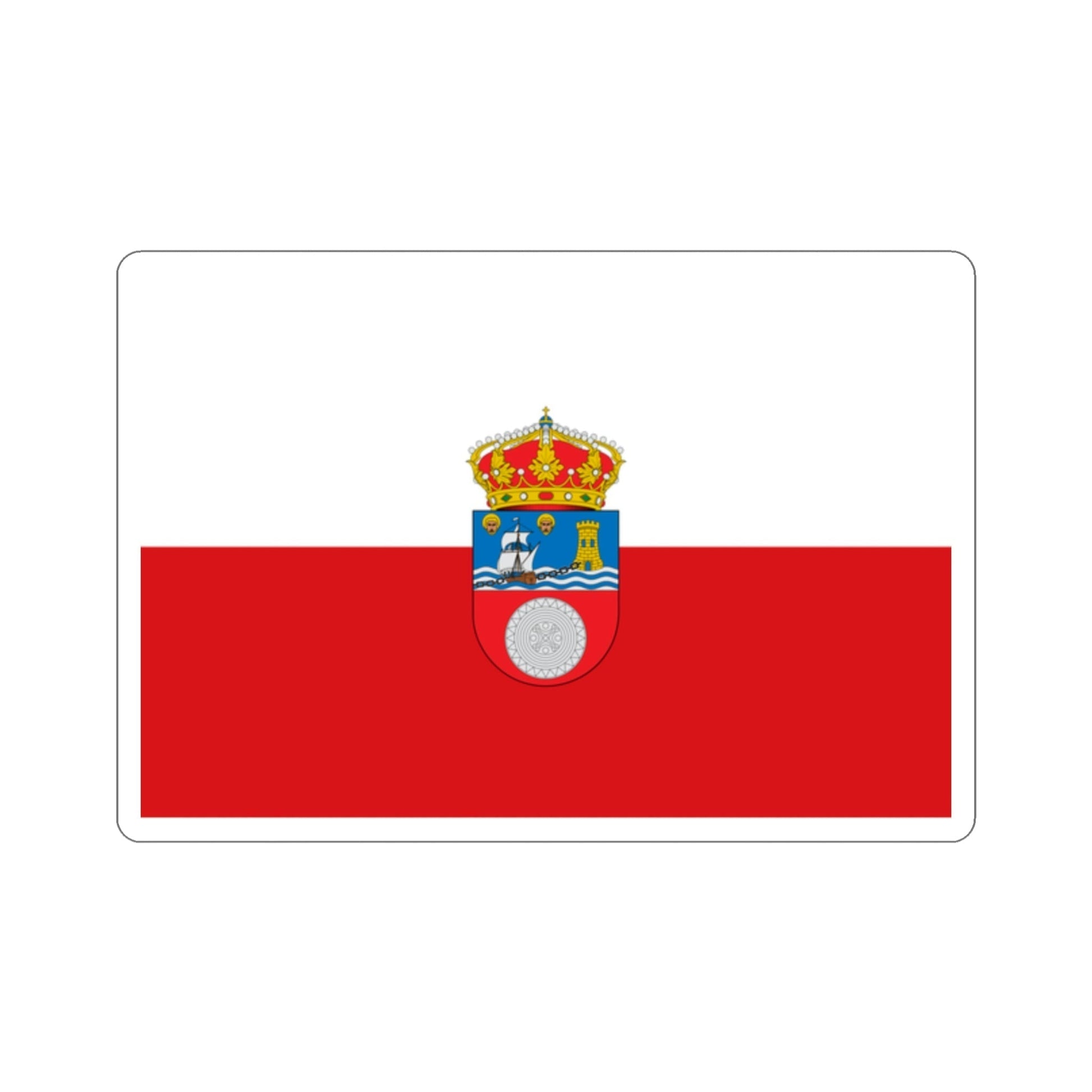 Flag of Cantabria Spain STICKER Vinyl Die-Cut Decal-2 Inch-The Sticker Space