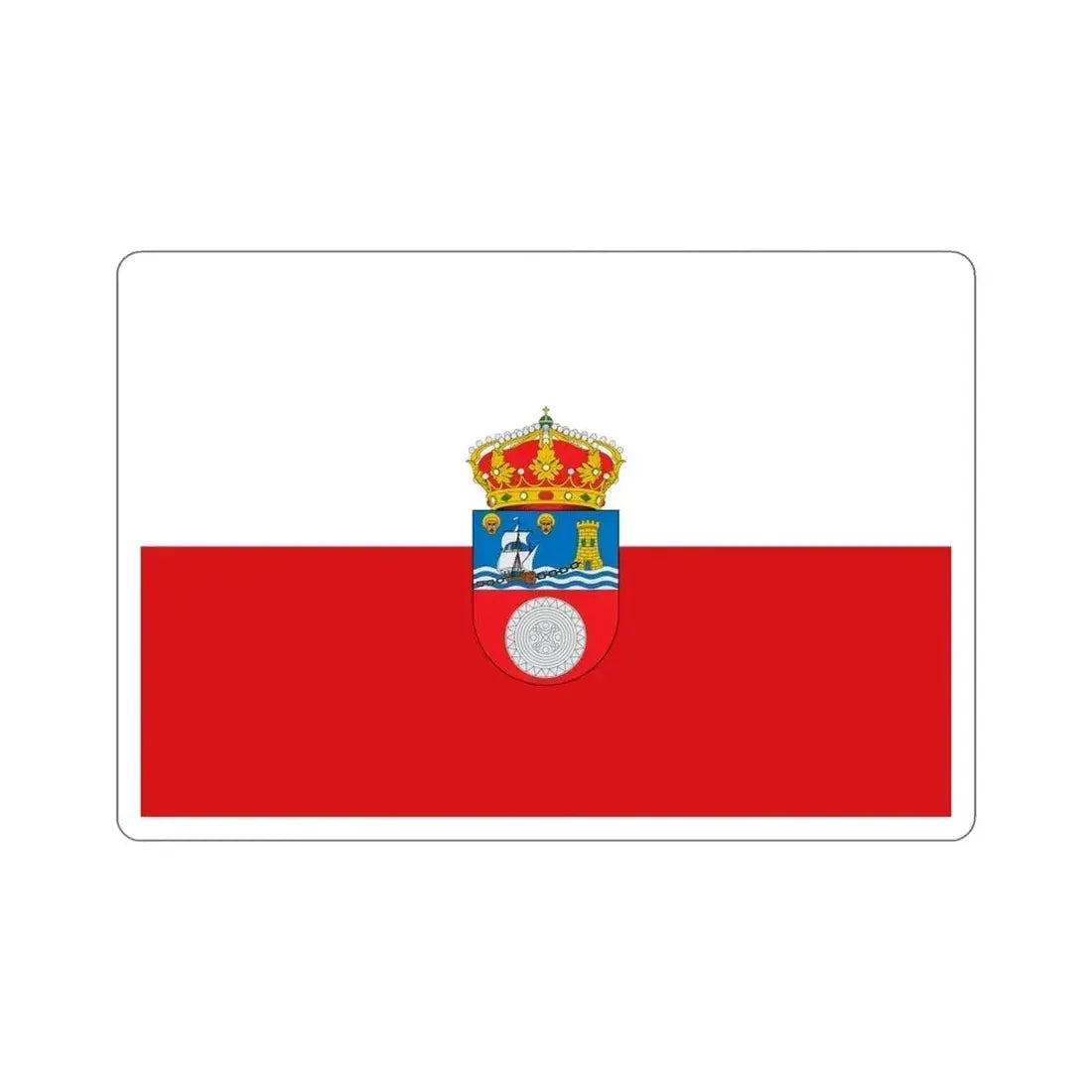 Flag of Cantabria Spain STICKER Vinyl Die-Cut Decal 6 Inch - The Sticker Space