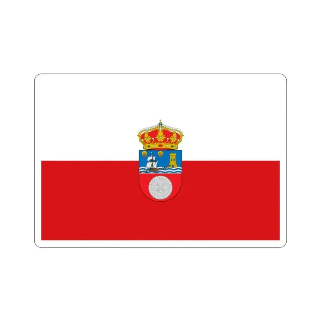 Flag of Cantabria Spain STICKER Vinyl Die-Cut Decal - The Sticker Space