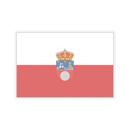 Flag of Cantabria Spain - STICKER Vinyl Kiss-Cut Decal 6 Inch Transparent - The Sticker Space