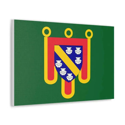 Flag of Cantal France 2 - Canvas Wall Art - The Sticker Space