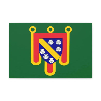 Flag of Cantal France 2 - Canvas Wall Art - The Sticker Space