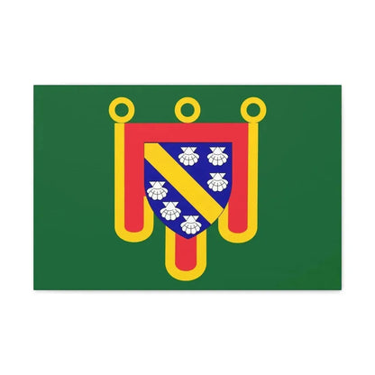Flag of Cantal France 2 - Canvas Wall Art - The Sticker Space