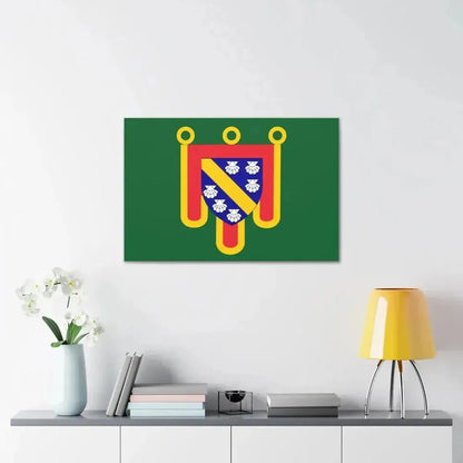 Flag of Cantal France 2 - Canvas Wall Art - The Sticker Space