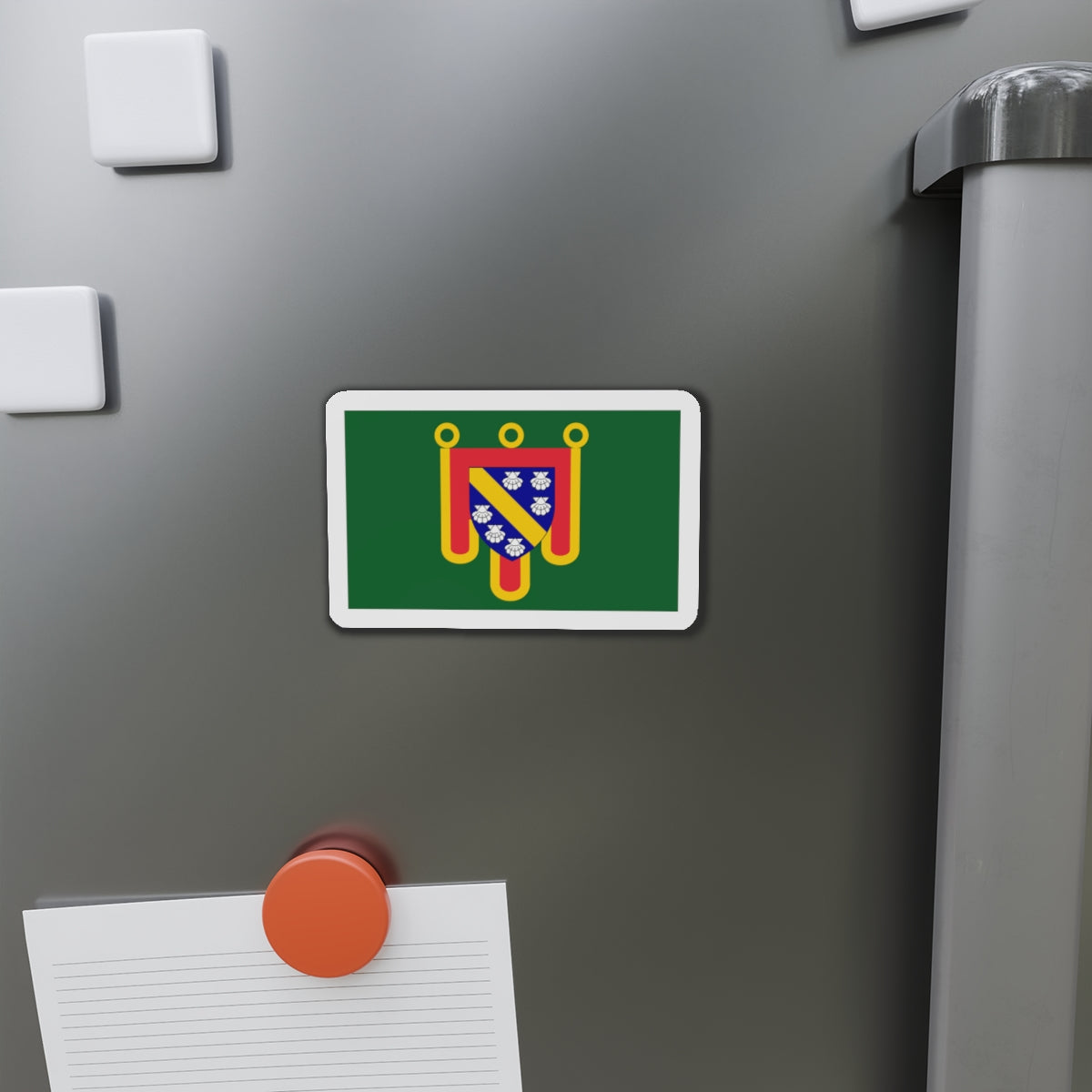 Flag of Cantal France 2 - Die-Cut Magnet-The Sticker Space